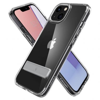 Spigen Ultra Hybrid S Case - хибриден кейс с висока степен на защита за iPhone 13 (прозрачен) 7