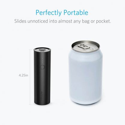 Anker PowerCore 5000 mAh с PowerIQ технология - външна батерия 5000mAh с USB изход за смартфони и таблети (черен) 7