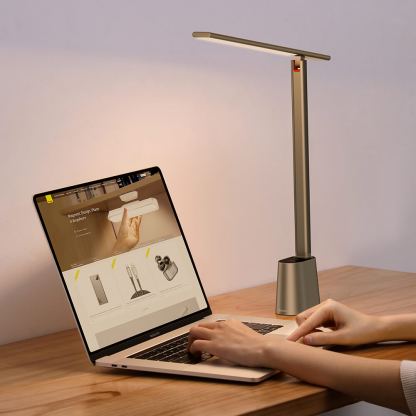 Baseus Smart Folding Reading Desk LED Lamp (DGZG-0G) (gray) - настолна LED лампа (сива) 5