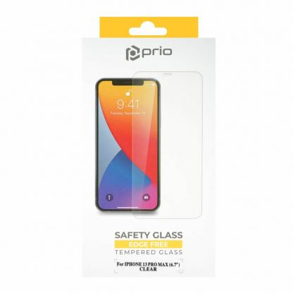 Prio 2.5D Tempered Glass - калено стъклено защитно покритие за дисплея на iPhone 13 Pro Max (прозрачен) 5