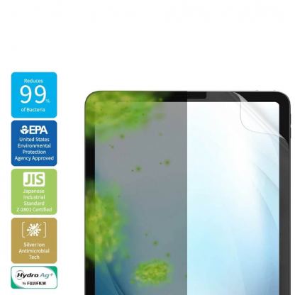SwitchEasy Defender+ Antimicrobial Screen Protector - защитно антибактериално покритие за дисплея на iPad Pro 12.9 M1 (2021), iPad Pro 12.9 (2020), iPad Pro 12.9 (2018) (прозрачен)  3