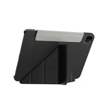 SwitchEasy Origami Case - полиуретанов кейс и поставка за iPad Pro 12.9 M1 (2021), iPad Pro 12.9 (2020), iPad Pro 12.9 (2018) (черен) 2