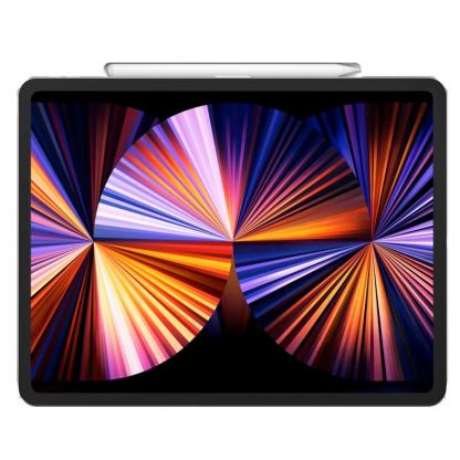 SwitchEasy CoverBuddy Case - поликарбонатов кейс (с отделение за Apple Pencil 2) за iPad Pro 12.9 M1 (2021) (съвместим с Apple Smart Keyboard, Smart Folio) (бял) 4