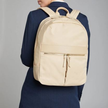 Knomo Beauchamp Laptop Backpack - раница за MacBook и преносими компютри до 14 инча (бежов) 4