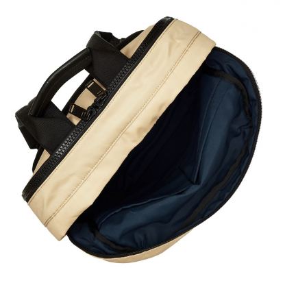 Knomo Christowe Laptop Backpack 15 - луксозна мъжка раница  за MacBook и преносими компютри до 15 инча (бежов) 3