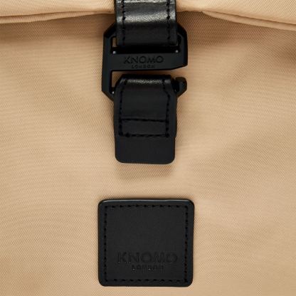 Knomo Christowe Laptop Backpack 15 - луксозна мъжка раница  за MacBook и преносими компютри до 15 инча (бежов) 5