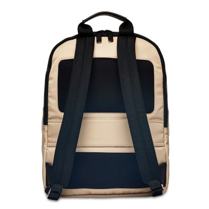 Knomo Christowe Laptop Backpack 15 - луксозна мъжка раница  за MacBook и преносими компютри до 15 инча (бежов) 7