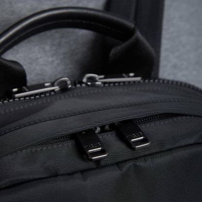 Knomo Christowe Laptop Backpack 15 - луксозна мъжка раница  за MacBook и преносими компютри до 15 инча (черен) 2