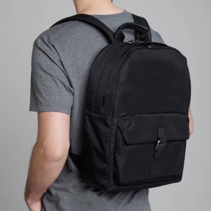 Knomo Christowe Laptop Backpack 15 - луксозна мъжка раница  за MacBook и преносими компютри до 15 инча (черен) 5