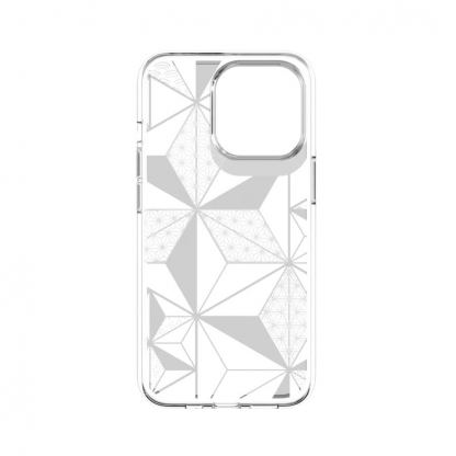 SwitchEasy Artist Asanoha Case - дизайнерски хибриден удароустойчив кейс за iPhone 13 Pro Max (прозрачен)  5