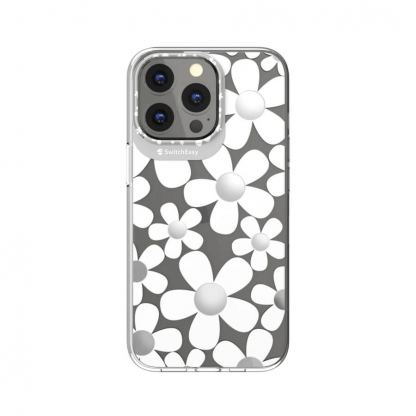SwitchEasy Artist Fleur Case - дизайнерски хибриден удароустойчив кейс за iPhone 13 Pro Max (прозрачен) 