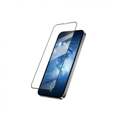SwitchEasy Glass Hero Mobile Gaming Full Cover Tempered Glass - калено стъклено защитно покритие за дисплея на iPhone 13, iPhone 13 Pro (черен-прозрачен) 2