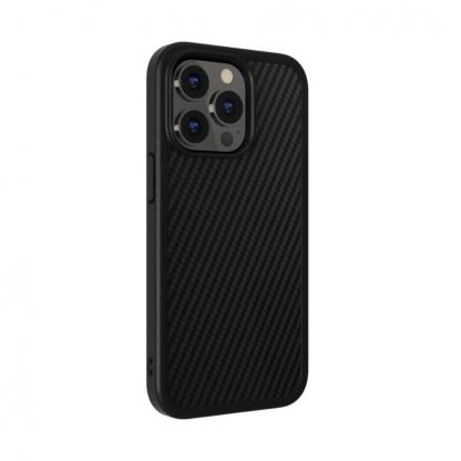 SwitchEasy AERO Plus Case - хибриден удароустойчив кейс за iPhone 13 Pro (черен-карбон) 2
