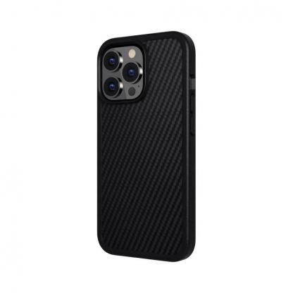 SwitchEasy AERO Plus Case - хибриден удароустойчив кейс за iPhone 13 Pro (черен-карбон) 3