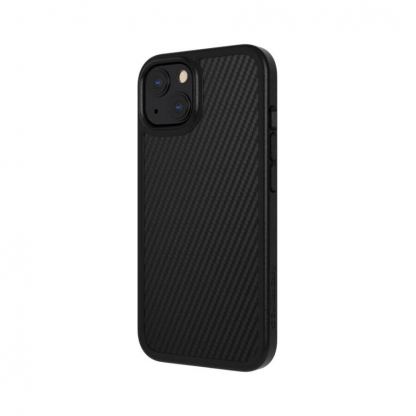 SwitchEasy AERO Plus Case - хибриден удароустойчив кейс за iPhone 13 (черен-карбон) 3