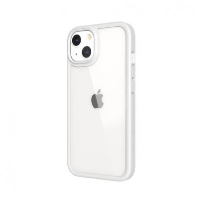 SwitchEasy AERO Plus Case - хибриден удароустойчив кейс за iPhone 13 (бял-прозрачен) 3