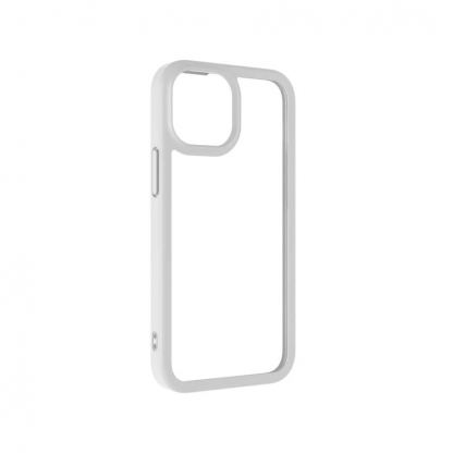 SwitchEasy AERO Plus Case - хибриден удароустойчив кейс за iPhone 13 mini (бял-прозрачен) 4