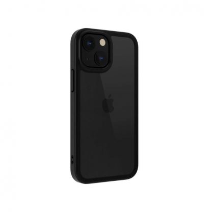 SwitchEasy AERO Plus Case - хибриден удароустойчив кейс за iPhone 13 mini (черен-прозрачен) 2