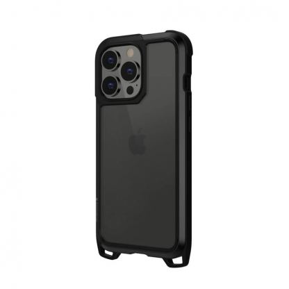 SwitchEasy Odyssey Trendy Case - удароустойчив хибриден кейс с връзка и карабинер за iPhone 13 Pro (черен)  3