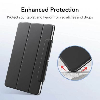 ESR Rebound Magnetic Case - магнитен полиуретанов калъф с поставка за iPad Pro 12.9 M1 (2021), iPad Pro 12.9 (2020), iPad Pro 12.9 (2018) (зелен) 4