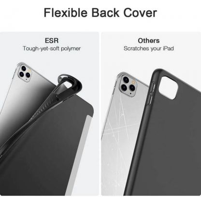 ESR Rebound Pencil Case - полиуретанов калъф с поставка и отделение за Apple Pencil 2 за iPad Pro 11 M1 (2021), iPad Pro 11 (2020), iPad Pro 11 (2018) (тъмносин) 6