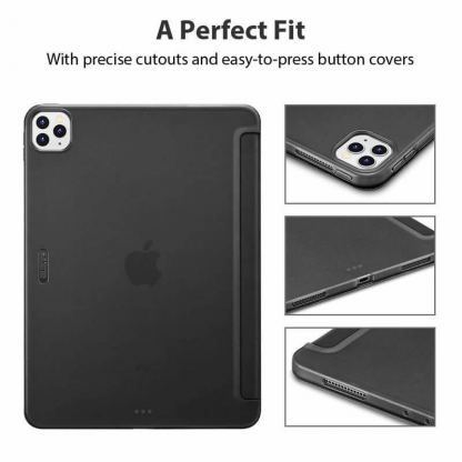 ESR Rebound Slim Case - полиуретанов калъф с поставка за iPad Pro 11 M1 (2021), iPad Pro 11 (2020), iPad Pro 11 (2018) (розово злато) 2