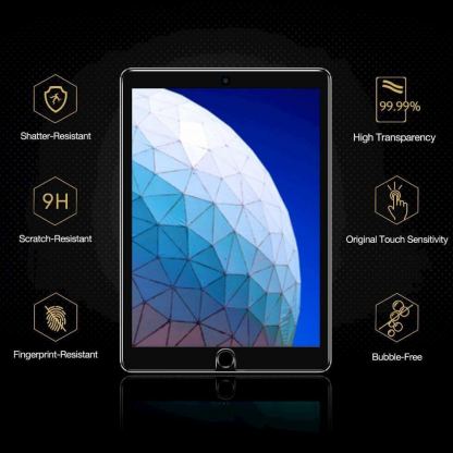 ESR Tempered Glass Screen Protector - калено стъклено защитно покритие за дисплея на iPad 9 (2021), iPad 8 (2020), iPad 7 (2019) (прозрачен) 2