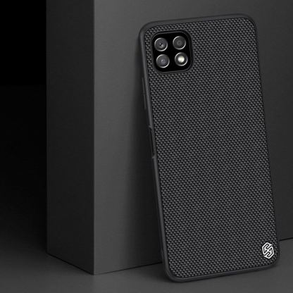 Nillkin Textured Rugged Case - хибриден удароустойчив кейс за Samsung Galaxy A22 5G (черен) 7