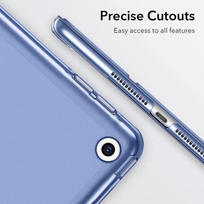 ESR Ascend Trifold Case - полиуретанов калъф с поставка за iPad 9 (2021), iPad 8 (2020), iPad 7 (2019) (тъмносин) 6