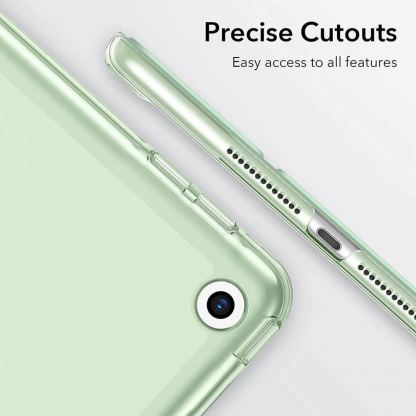 ESR Ascend Trifold Case - полиуретанов калъф с поставка за iPad 9 (2021), iPad 8 (2020), iPad 7 (2019) (светлозелен) 4