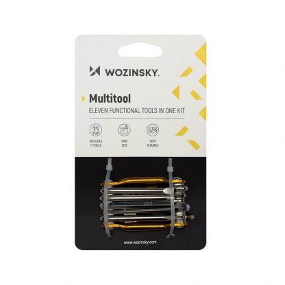 Wozinsky Bicycle Hexagon Multitool Set 11in1 - мултифункционален инструмент за колело (сребрист) 4