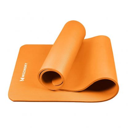 Wozinsky Gymnastic Non Slip Mat - висококачественa постелка за йогa (оранжев) 2
