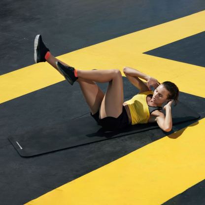 Wozinsky Gymnastic Non Slip Mat - висококачественa постелка за йогa (черен) 5