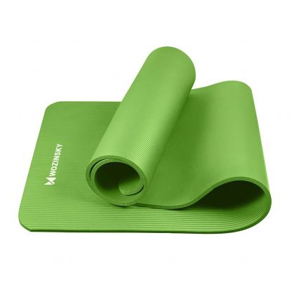 Wozinsky Gymnastic Non Slip Mat - висококачественa постелка за йогa (зелен) 3