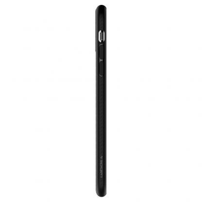 Spigen Liquid Air Case - силиконов (TPU) калъф с висока степен на защита за iPhone 11 (черен-мат)  7