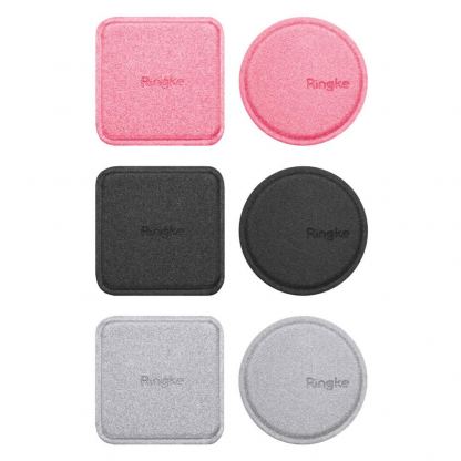 Ringke Magnetic Mount Metal Plate 6pcs. - шест броя метална пластина с кожено покритие за магнитни поставки (различни цветове) 2