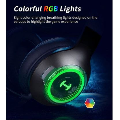 Edifier G33BT Over Ear Bluetooth Gaming Headsets - безжични гейминг слушалки с микрофон (черен) 7