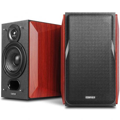 Edifier P17 Passive Bookshelf Speakers - висококачествена 2.0 пасивна аудио система (кафяв) 4