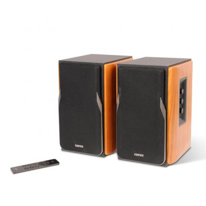 Edifier R1380DB Powered Bluetooth Bookshelf Speakers - 2.0 безжична аудио система (кафяв)