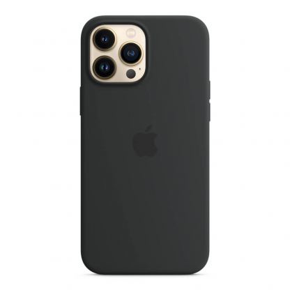 Apple iPhone Silicone Case with MagSafe - оригинален силиконов кейс за iPhone 13 Pro Max с MagSafe (черен) 3
