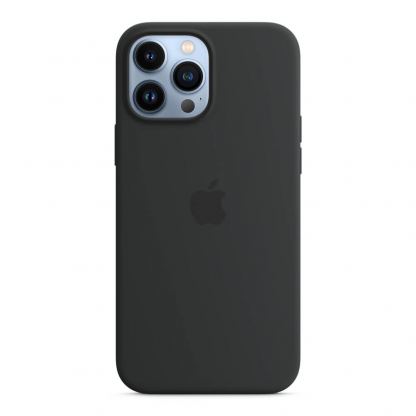 Apple iPhone Silicone Case with MagSafe - оригинален силиконов кейс за iPhone 13 Pro Max с MagSafe (черен) 4