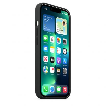 Apple iPhone Silicone Case with MagSafe - оригинален силиконов кейс за iPhone 13 Pro с MagSafe (черен) 6