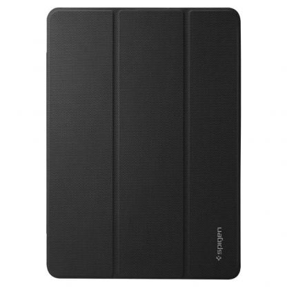 Spigen Liquid Air Folio Case - полиуретанов кейс с поставка за iPad Pro 12.9 M1 (2021) (черен) 2