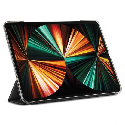 Spigen Liquid Air Folio Case - полиуретанов кейс с поставка за iPad Pro 12.9 M1 (2021) (черен) 7