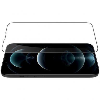 Nillkin CP PRO Ultra Thin Full Coverage Tempered Glass - калено стъклено защитно покритие за дисплея на iPhone 13 Pro Max (черен-прозрачен) 4