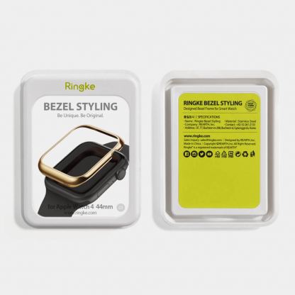 Ringke Bezel Styling - стоманена рамка с висока степен на защита за Apple Watch 44мм (тъмносин) 5