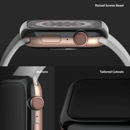 Ringke Bezel Styling - стоманена рамка с висока степен на защита за Apple Watch 44мм (тъмносин) 9