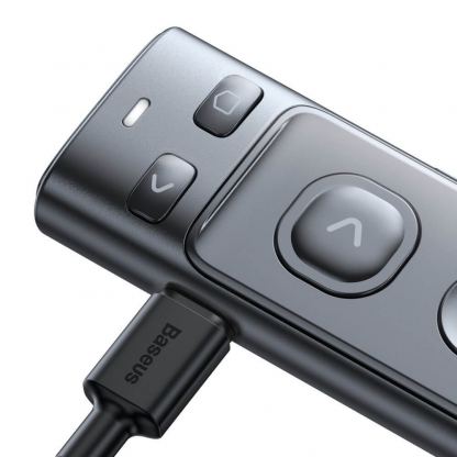 Baseus Orange Dot Wireless Presenter Charging version (WKCD000013) - безжично блутут устройство за управление на вашите презентации (тъмносив) 10