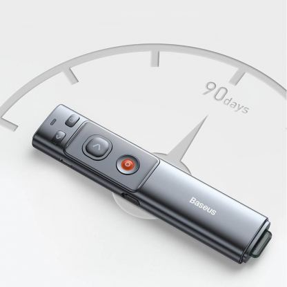 Baseus Orange Dot Wireless Presenter Charging version (WKCD000013) - безжично блутут устройство за управление на вашите презентации (тъмносив) 15