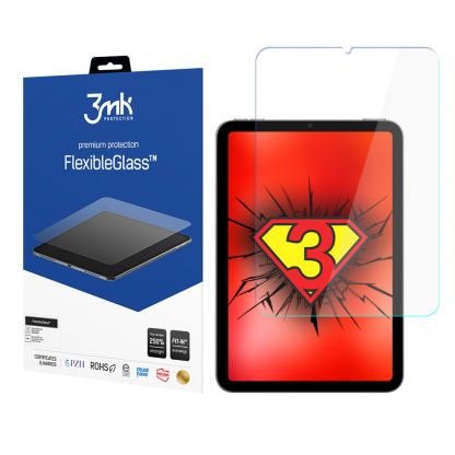 3mk FlexibleGlass Screen Protector - хибридно стъклено защитно покритие за дисплея на iPad mini 6 (прозрачен) 2